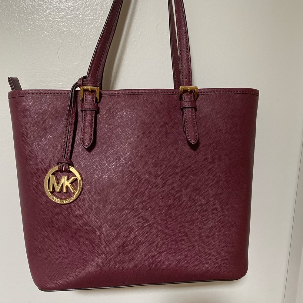 Michael Kors Burgundy Tote